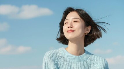 Dynamic watercolor portraits showcasing the joy and satisfaction of overcoming challenges and achieving personal milestones, ideal for celebratory themes. Illustration, Image, , Minimalism,