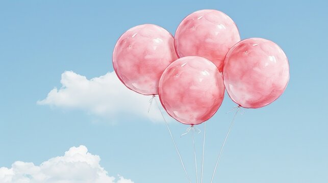 Joyous watercolor artworks capturing moments of celebration and triumph, perfect for themes of achievement and joyous accomplishment. Illustration, Image, , Minimalism,