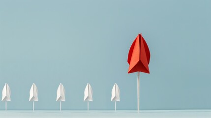 Artistic representations of success and aspiration, perfect for conveying the joy of accomplishment. High Resolution picture, , Minimalism,