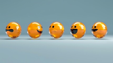 Expressive faces conveying a sense of fulfillment and satisfaction, perfect for illustrating moments of triumph. High Resolution picture, , Minimalism,