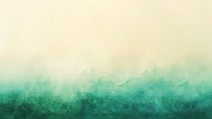Soft green gradient background with textured appearance, creating calming and serene atmosphere.