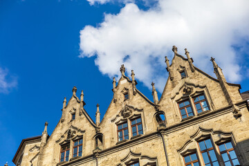 Gothic Revival Building Facade in Munich