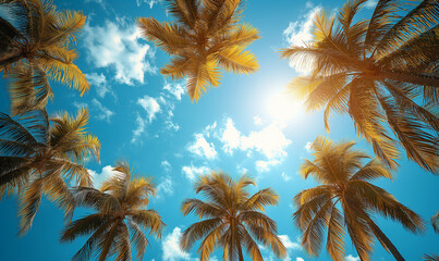 palm tree on the beach