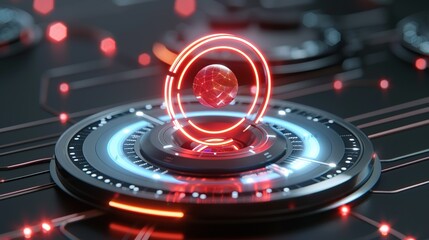 Quantum teleportation protocols illustrated abstractly on microstock platforms. Illustration, Image, sci, Science, Technology, Engineering , Minimalism,