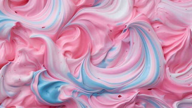 Bubble gum ice cream texture background