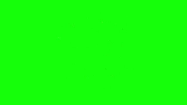 Red Confetti Explosions with Black, Green screen and Matte Channel