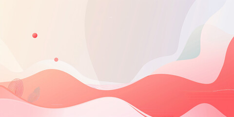 Abstract Pink and White Background with Curved Shapes Perfect for Presentation and Business Design