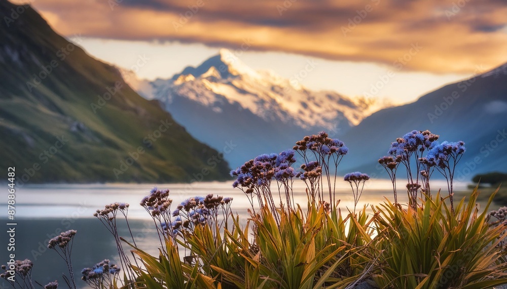 Wall mural new zealand flax plant