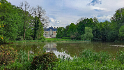 The castle in Pszczyna – in fact a palace, a former magnate residence in Upper Silesia – view...