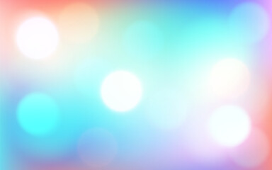 Colorful rainbow bokeh soft light abstract backgrounds, Vector eps 10 illustration bokeh particles, Backgrounds decoration