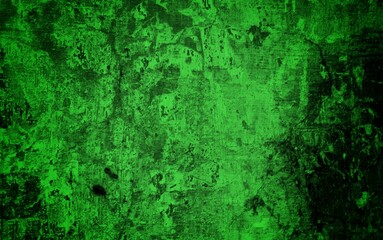 Green textured paper or concrete wall wide banner background, Green velvet with lighting, abstract texture background dark green background green background