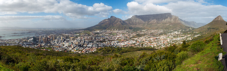Obraz premium Panoramic View Cape Town Table Mountain South Africa