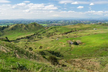 Obraz premium Farmland vista in the Waikato region of New Zealand