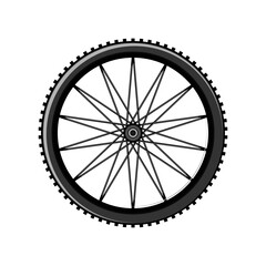 tire wheel bike cartoon. cycle spoke, sketch pspokes, hub graphic tire wheel bike sign. isolated symbol vector illustration