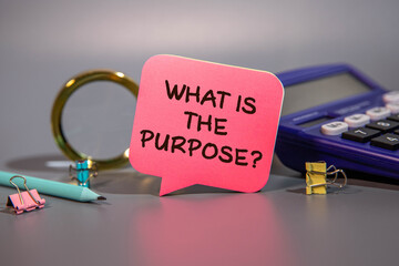 Inspirational motivational quote. What is my life purpose question