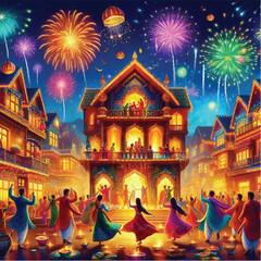 Fototapeta premium Diwali