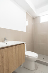 full bathroom with toilet and shower