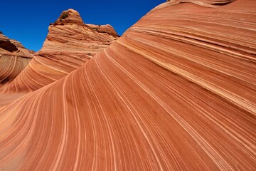 The Wave Landscape in Arizona , USA