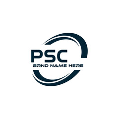 PSC logo. P S C design. White PSC letter. PSC, P S C letter logo design. P S C letter logo design in GOLD, GOLDEN LOGO, THREE, style. letter logo set in one artboard. P S C letter logo vector design.