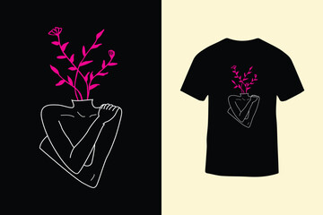 Romantic t-shirt design vector template