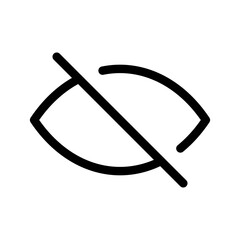 View Off Icon Vector Symbol Design Illustration