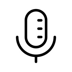 Mic Icon Vector Symbol Design Illustration