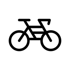 Fototapeta premium Bicycle Icon Vector Symbol Design Illustration