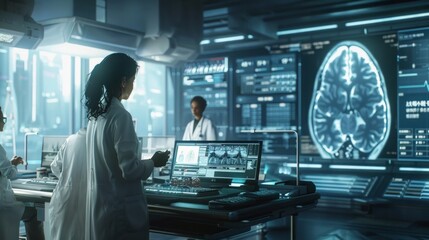 China and Singapore working together for a shared vision on Lifescience Medical field, 8k, high detail, unreal engine, AI Generative