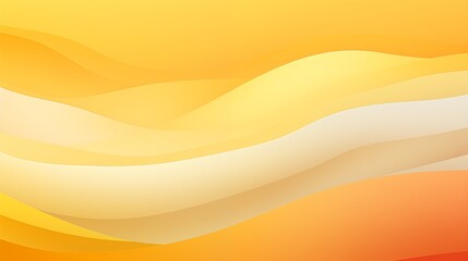 Abstract Smooth Color Gradient with Flowing Yellow and Orange Waves