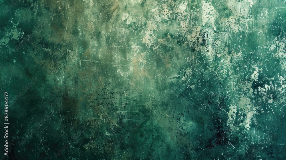 Poster abstract green background with space for text pearl brown texture for design and walls