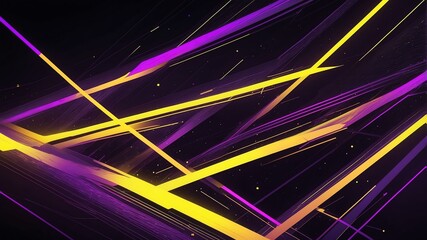 Obraz premium abstract futuristic bright yellow and neon purple diag background