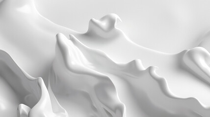 Fototapeta premium op view minimalistic of an isolated Raspberry Coconut Mousse. raspberry coconut mousse, minimalistic dessert, isolated mousse, top view dessert, raspberry mousse, coconut mousse, gourmet dessert,