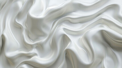 Obraz premium op view minimalistic of an isolated Raspberry Coconut Mousse. raspberry coconut mousse, minimalistic dessert, isolated mousse, top view dessert, raspberry mousse, coconut mousse, gourmet dessert,