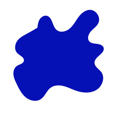 Colourful abstract shape blob vector 