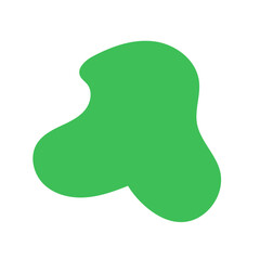 Colourful abstract shape blob vector 