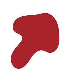 Colourful abstract shape blob vector 