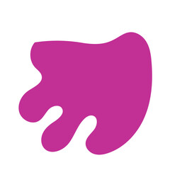 Colourful abstract shape blob vector 