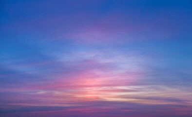 Beautiful dramatic scenic after sunset sky background after sunset