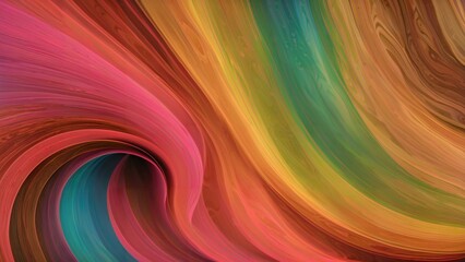 Fototapeta premium Generative AI, Vibrant Colorful Swirl