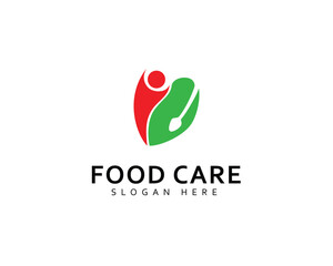 Food location logo design vector with modern creative unique style