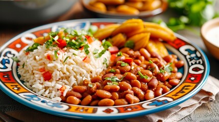 Delicious Cuban Style Beans and Rice.