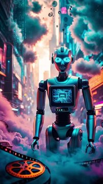 robotic video post-production concept