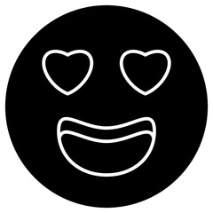 Fototapeta premium adoration emoji