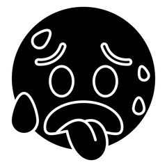 overheated emoji