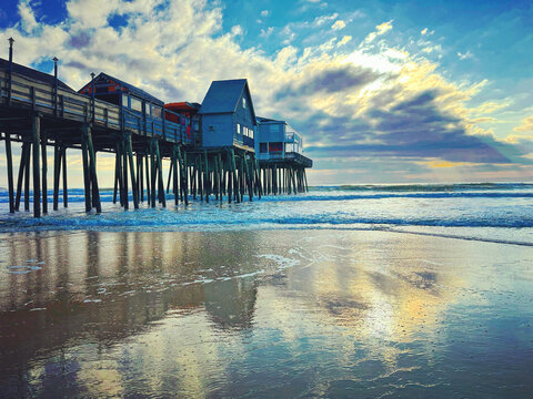 Old Orchard Beach Pier, Maine USA