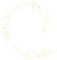 星の渦の装飾イラスト素材