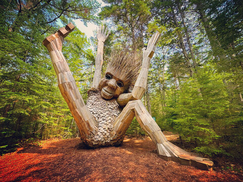Coastal Maine  Botanical Gardens in Boothbay, Maine USA