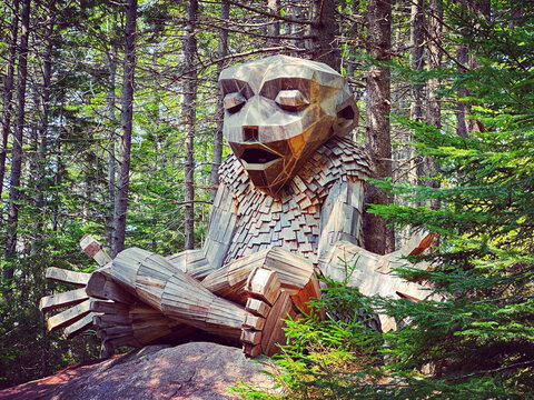 Coastal Maine  Botanical Gardens in Boothbay, Maine USA