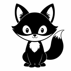 Christmas kid fox vector,cartoon, illustration, animal, vector, cute, cat, 