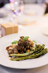 Meat and vegetable dinner